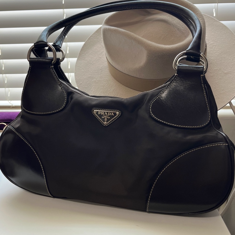 Prada Nylon Bag Brown. Excellent condition.